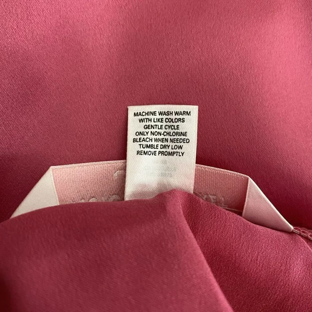 Victoria’s Secret Angels Chemise Womens Medium Pink Satin Nightgown